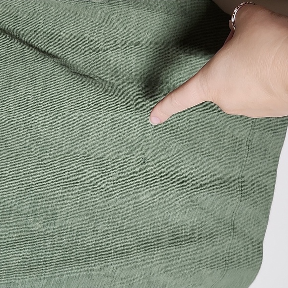 We The Free Nikala Top Olive Green Zipper Detail Shoulder Bateau Neckline Small - Picture 2 of 9